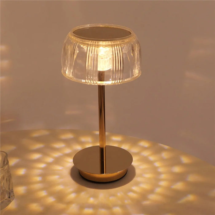 Jellyfish Iron + PS Table Lamp Touch Control Bedside Night Light Bar Restaurant Bedroom Ambient Light - 1