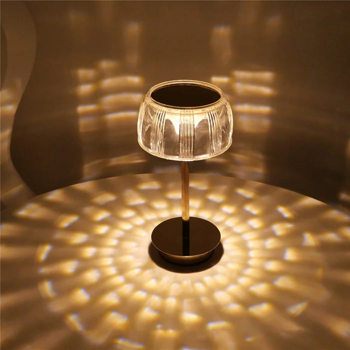 Jellyfish Iron + PS Table Lamp Touch Control Bedside Night Light Bar Restaurant Bedroom Ambient Light - 6