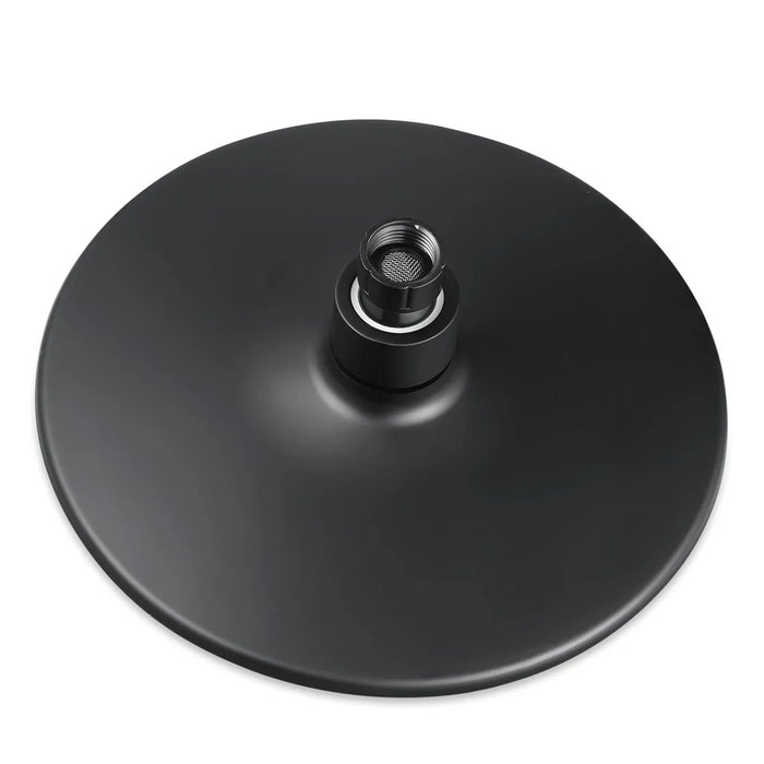 9 Inch Black Rainfall Shower Head 360 Degree Adjustable High Pressure Bathroom Shower Top Sprayer - 5