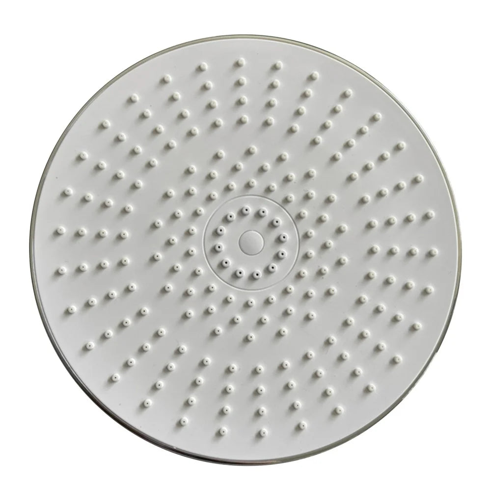 9 Inch Silver Rainfall Shower Head 360 Degree Adjustable High Pressure Bathroom Shower Top Sprayer - 1