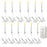 12 LED Electronic Candle Lights Christmas Tree Ornaments String Fairy Lights with Remote Control - Flying Bird - 1