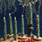 6Pcs Christmas Tree Shaped LED Candles with Remote Control  /  Flameless Decorative Lights Holiday Atmosphere Props - Snowflakes / Red Fruits - 4