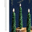 6Pcs Christmas Tree Shaped LED Candles with Remote Control  /  Flameless Decorative Lights Holiday Atmosphere Props - Snowflakes / Red Fruits - 5