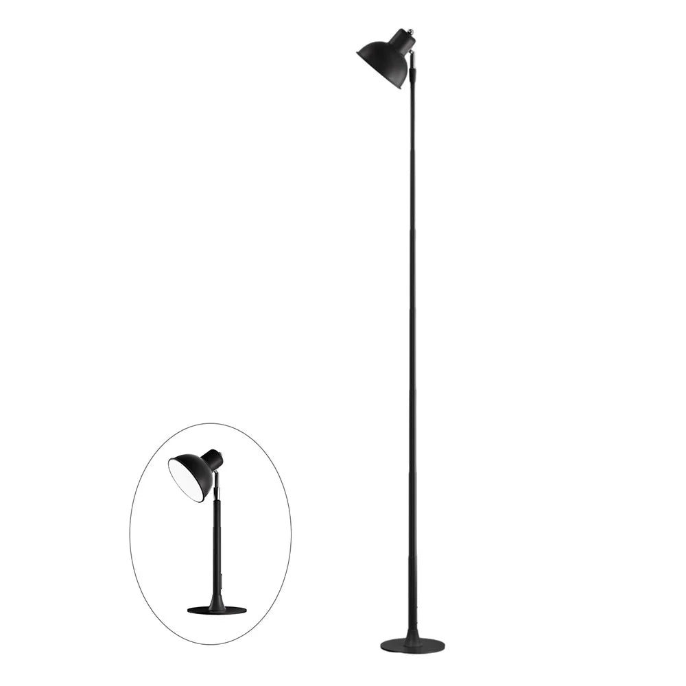 EFL001-U USB Powered Extendable Eye Protection Desk Light 3 Color Temperatures Dimmable Floor Lamp, Black - 1