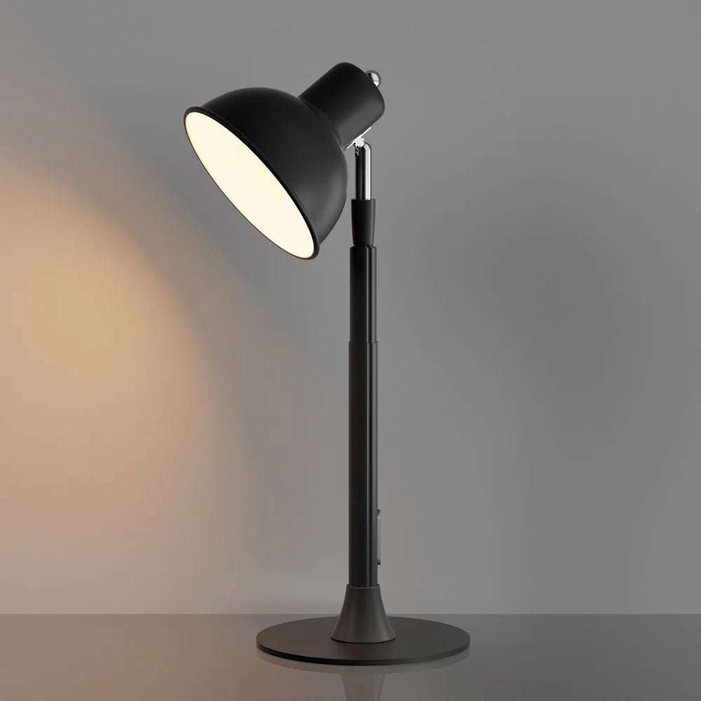 EFL001-U USB Powered Extendable Eye Protection Desk Light 3 Color Temperatures Dimmable Floor Lamp, Black - 4