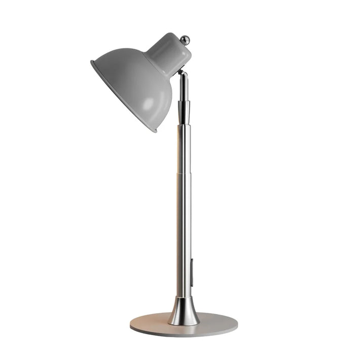 EFL001-U USB Powered Extendable Eye Protection Desk Light 3 Color Temperatures Dimmable Floor Lamp, Silver - 2