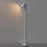 EFL001-U USB Powered Extendable Eye Protection Desk Light 3 Color Temperatures Dimmable Floor Lamp, Silver - 7