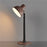 EFL001-P Extendable Iron Art Desk Lamp Study Reading Guest Room Eye Protection Water Transfer Print Light, EU Plug - Walnut Color - 3