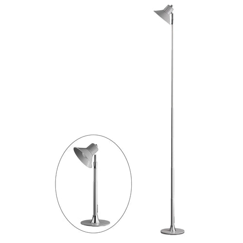 EFL002-U Study Reading Guestroom Desk Extendable Iron Art Light Eye Protection USB Powered Lamp - Silver - 1