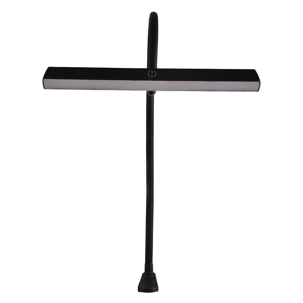 Clip On Desk Lamp Flexible Arm Reading Light Eye Protection Study Lamp 3 Color Temperatures Dimmable Night Light - 1