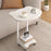 Creative Panda-Shaped Side Table Movable Coffee Table Minimalist Nightstand for Living Room / Bedroom - White - 4