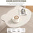 Creative Panda-Shaped Side Table Movable Coffee Table Minimalist Nightstand for Living Room / Bedroom - White - 7