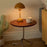 51cm Nordic Style Round Side Table Small Coffee Table Sofa End Table Creative Nightstand for Living Room - Walnut - 2