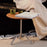 51cm Nordic Style Round Side Table Small Coffee Table Sofa End Table Creative Nightstand for Living Room - Walnut - 3