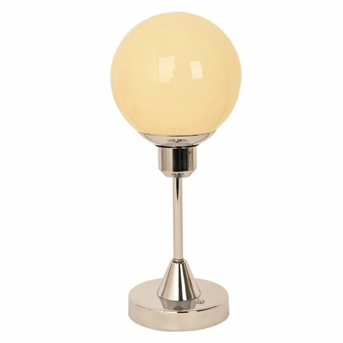 Creative Round Shaped Table Lamp Touch Control 3 Color Modes 4000mAh Rechargeable Light - Beige - 1