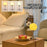 Creative Round Shaped Table Lamp Touch Control 3 Color Modes 4000mAh Rechargeable Light - Beige - 2
