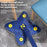 Cloverleaf Design Mop 360 Degree Rotating Deep Cleaning Hands-Free Wringing Mop for Wood Floor Tile Marble - 3