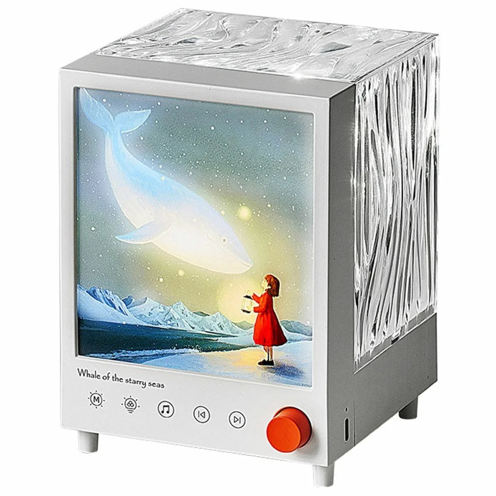 S10 Aurora Light Box Ocean Wave Projector Lamp Bluetooth-compatible Speaker Night Light - 1