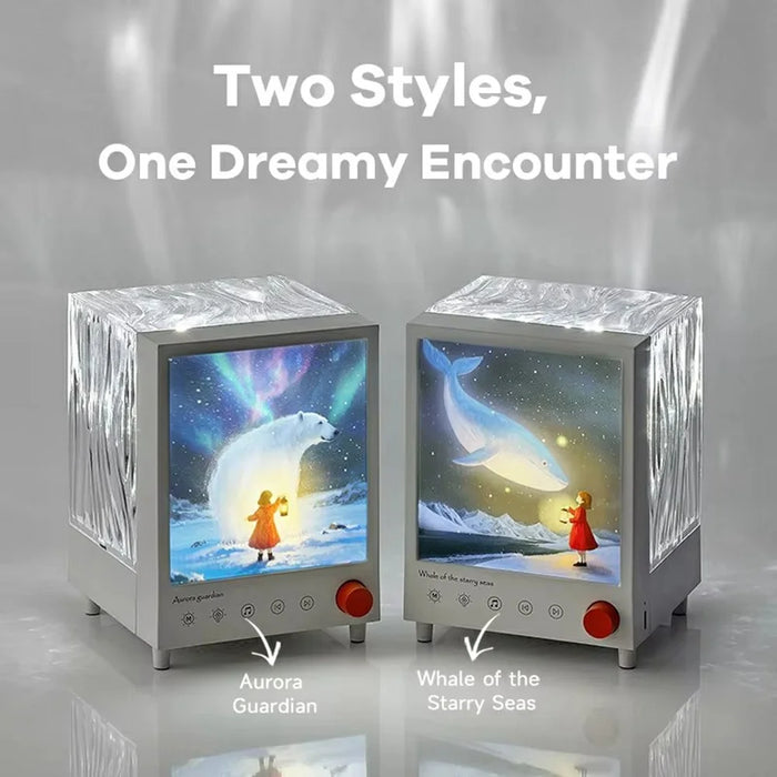 S10 Aurora Light Box Ocean Wave Projector Lamp Bluetooth-compatible Speaker Night Light - 3