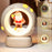 Stars Design Christmas Night Light Adjustable Brightness Touch Control Bedside Lamp Nursery Decor - Red Santa - 5