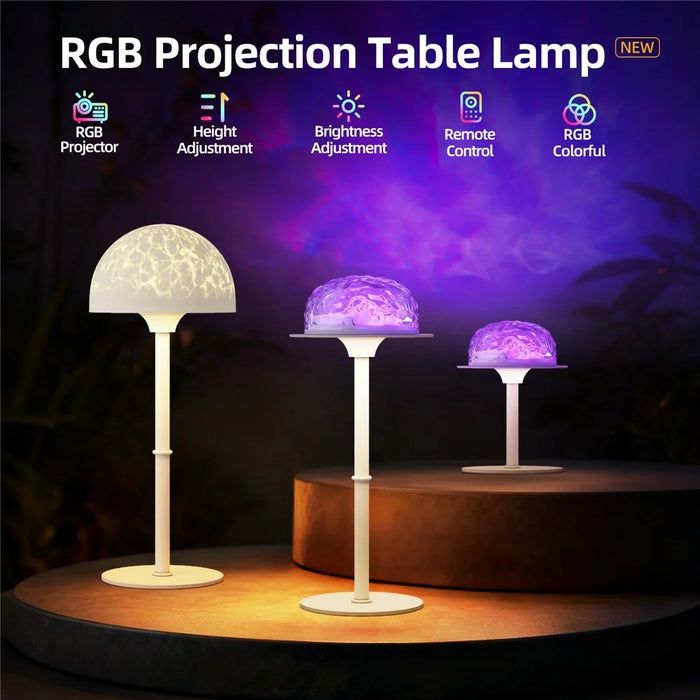 WBL001-T Creative Bedside Table Lamp Adjustable Height Decorative LED Mood Light Remote Control Dimmable Night Light - 4