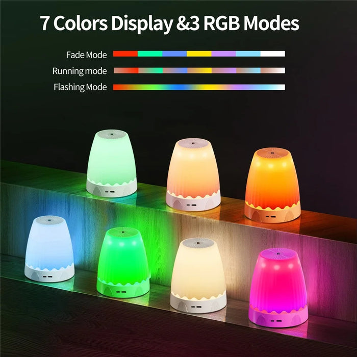 HDT003 Gesture Control Ambiance Lamp Height Adjustable Dimmable Desk Light for Bedroom Nightstand - White - 2