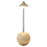 RPT001 Wood Grain Tumbler Design LED Bedside Lamp Adjustable Height Touch Control Table Light with Remote - Yellow Travertine - 1