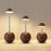 RPT002 Wood Grain Tumbler Design LED Night Light Adjustable Height Decorative Table Lamp Bedside Mood Lighting with Remote - Walnut - 2