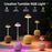 RPT002 Wood Grain Tumbler Design LED Night Light Adjustable Height Decorative Table Lamp Bedside Mood Lighting with Remote - Walnut - 4