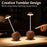 RPT002 Wood Grain Tumbler Design LED Night Light Adjustable Height Decorative Table Lamp Bedside Mood Lighting with Remote - Walnut - 5