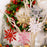 6Pcs Christmas Ornaments Snowflake Hanging Decorations Glittery 3D Iridescent for Christmas Tree - Red - 6
