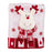 Christmas Chair Cover 3D Decorative Figurine Seat Back Protector for Home / Restaurant / Party - Reindeer - 1