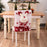 Christmas Chair Cover 3D Decorative Figurine Seat Back Protector for Home / Restaurant / Party - Reindeer - 3