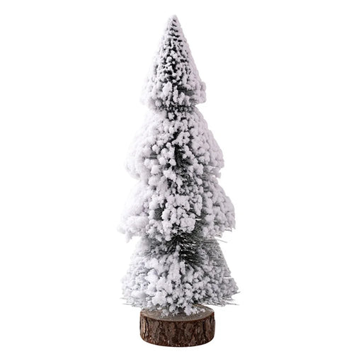 Mini Christmas Tree 15cm Desktop Decoration Tabletop Ornament Cedar Pine Tree for Home / Office Holiday Gift Decor - 1