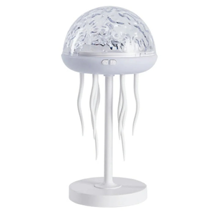 Jellyfish Shape Dimmable Night Light Wave Pattern Projector Atmosphere Lamp with Remote for Bedroom - 1