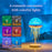 Jellyfish Shape Dimmable Night Light Wave Pattern Projector Atmosphere Lamp with Remote for Bedroom - 6