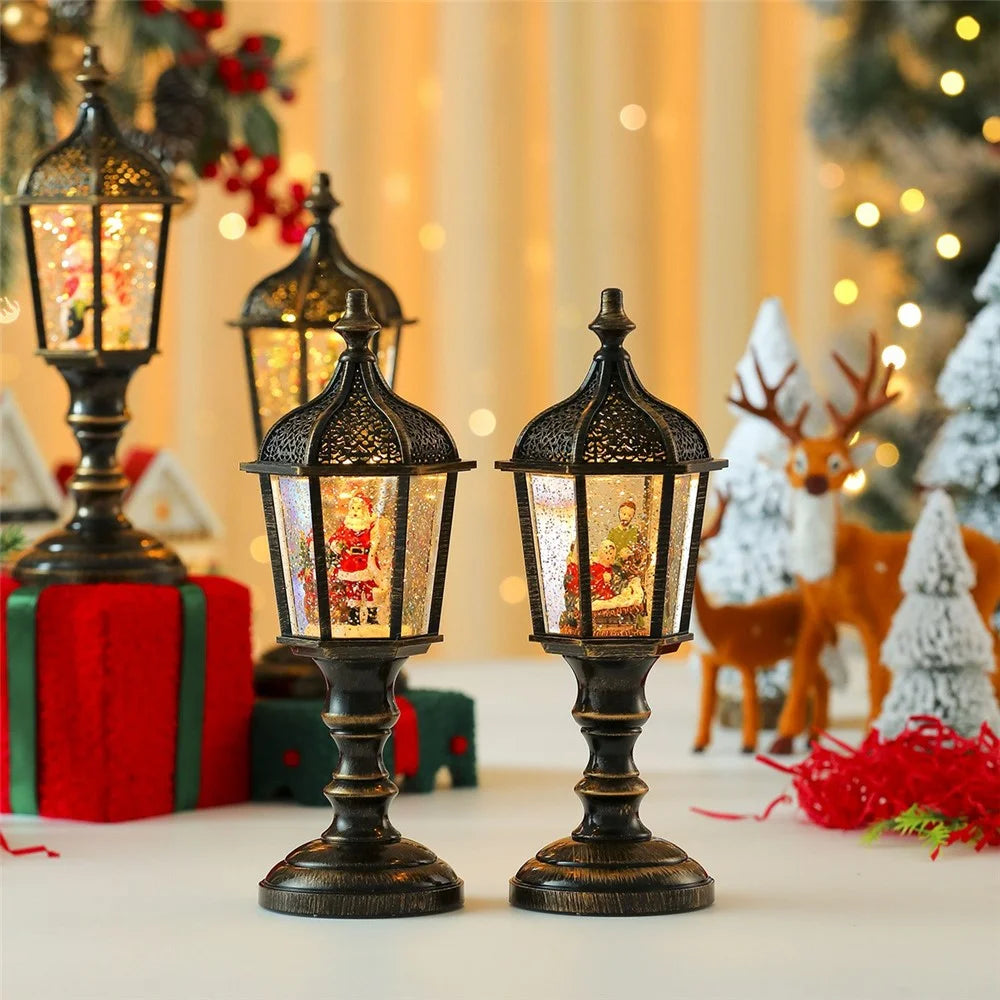 Christmas Snow Globe Light Decoration Gifts with Music / Falling Snow Effect for Home / Party - Santa Claus - 4