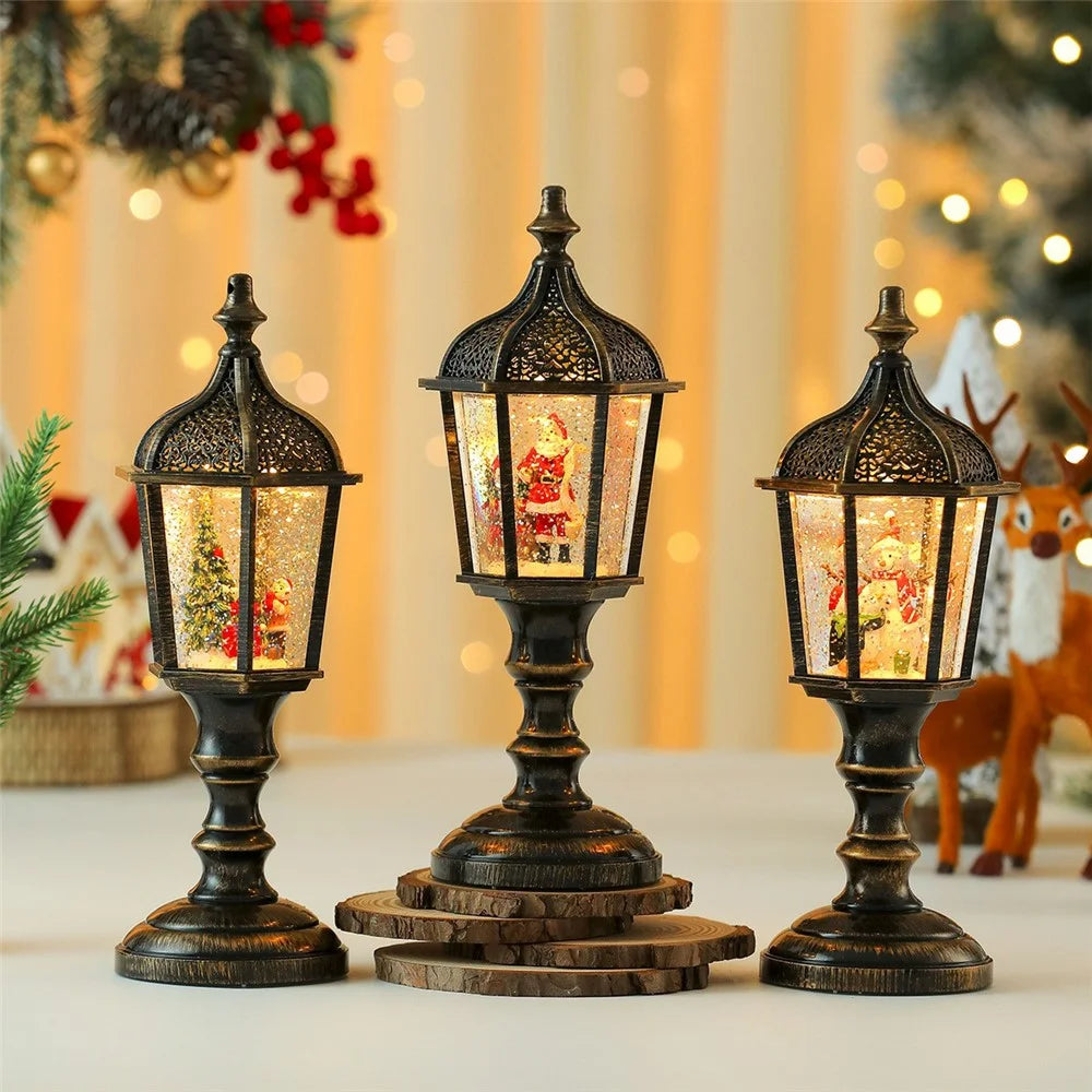 Christmas Snow Globe Light Decoration Gifts with Music / Falling Snow Effect for Home / Party - Santa Claus - 5