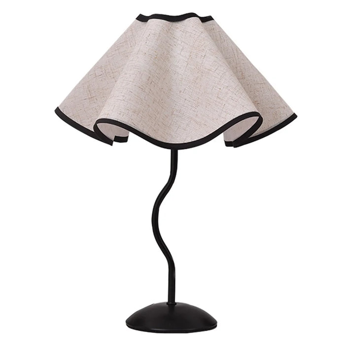 Modern Simplicity Bedside Lamp Flower Petal Retro Table Light 3 Color Adjustable 7W Decorative Night Light, EU Plug - 2