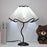 Modern Simplicity Bedside Lamp Flower Petal Retro Table Light 3 Color Adjustable 7W Decorative Night Light, EU Plug - 4