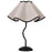 12W Modern Bedside Table Lamp Flower Design Night Light with 3 Brightness Levels for Bedroom Decor, EU Plug - 1
