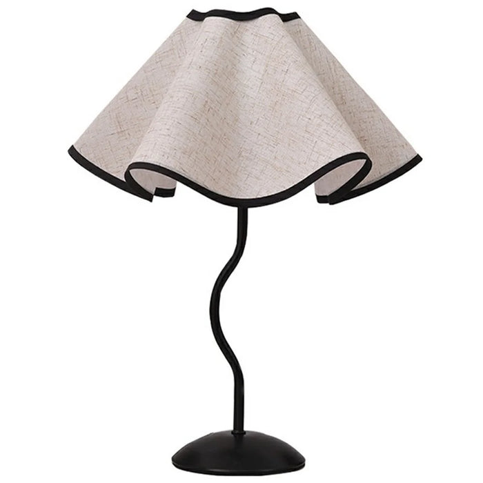 12W Modern Bedside Table Lamp Flower Design Night Light with 3 Brightness Levels for Bedroom Decor, EU Plug - 1