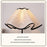 12W Modern Bedside Table Lamp Flower Design Night Light with 3 Brightness Levels for Bedroom Decor, EU Plug - 5