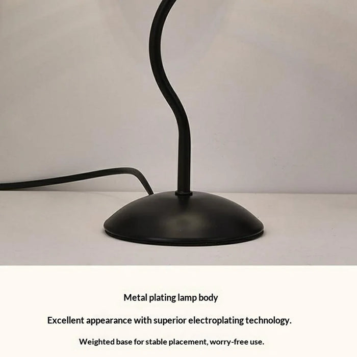12W Modern Bedside Table Lamp Flower Design Night Light with 3 Brightness Levels for Bedroom Decor, EU Plug - 6