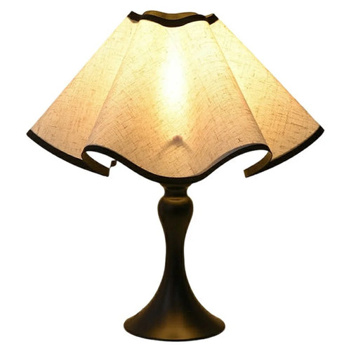 Flower Petal Table Lamp Ambient Light with 3-Color Adjustable 7W Creative Romantic Decorative Light, EU Plug - Nordic Style - 1