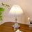 Crystal Bedside Night Light Minimalist Single Color Warm Light USB Ambient Light for Bedroom - White - 2