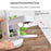 Rechargeable Bird Clip-On Lamp Eye-Care LED Reading Light with Adjustable Brightness  /  Color Temperature for Home Bedroom - Gold - 6