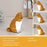 USB Rechargeable Lucky Dog Table Lamp Touch  /  Remote Control Creative Aromatherapy Night Light Gift with Dog Sound for Bedroom - Maple Wood Grain - 2