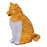 USB Rechargeable Lucky Dog Table Lamp Touch  /  Remote Control Creative Aromatherapy Night Light Gift with Dog Sound for Bedroom - Maple Wood Grain - 3