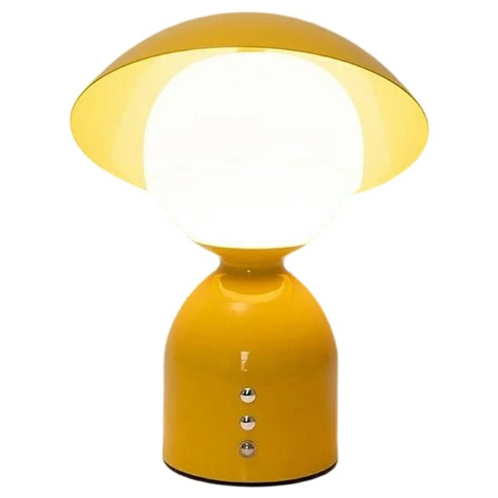 Creative Decorative Bedside Light with Lampshade / Touch Control / 3 Color Dimming Modern Table Lamp - Yellow - 1